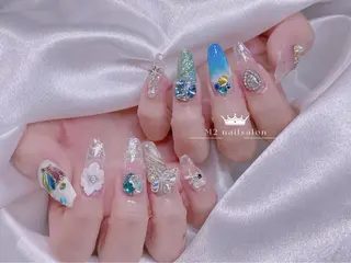 ネイル 長さだし専門店 M2 rikaのネイルデザイン