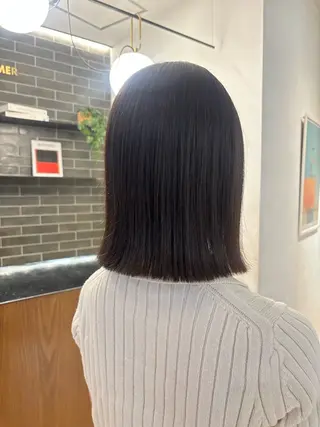 ミディアム 西田  美侑/ 前髪・顔周りカットのヘアスタイル