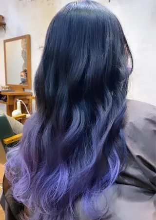 ロング カラー マンツーマン 美容師💚コウブチのヘアスタイル