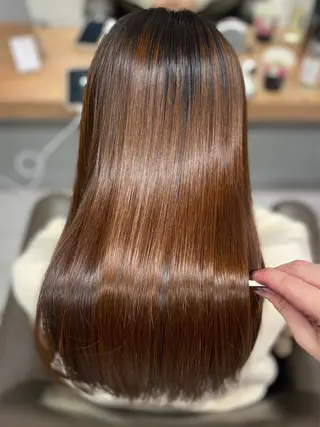 ロング 艶カラー✨️髪質改善 🪽縮毛矯正mamiのヘアスタイル