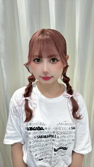 ロング ヘアアレンジ 韓国/アイドルヘア 🎀みづきのヘアスタイル