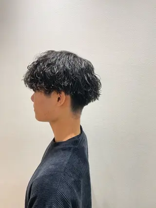 パーマ メンズ メンズ特化美容師小島 慧太のヘアスタイル