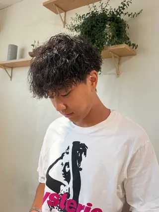 パーマ メンズ カットパーマ/ メンズ/ココミ🧚のヘアスタイル