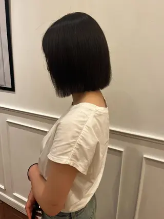 ミディアム 平間 稔希のヘアスタイル
