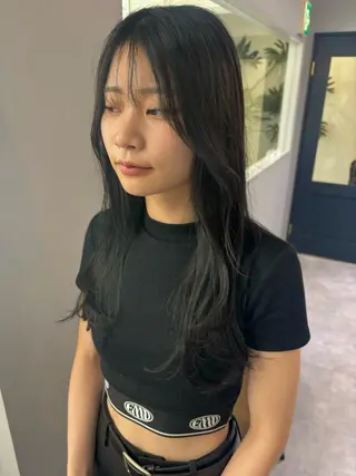 ロング カラー きよはらちさき🍑 柔らかカラー🌱🫧のヘアスタイル