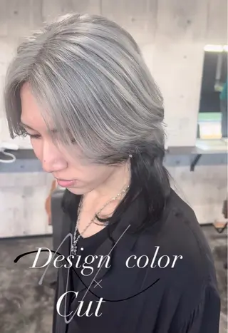 セミロング メンズ 五味 亜有里のヘアスタイル