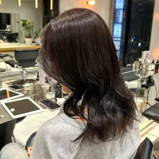 カラー サラ艶/韓国ヘア ︎🌟璃奈 (リナ)のヘアスタイル