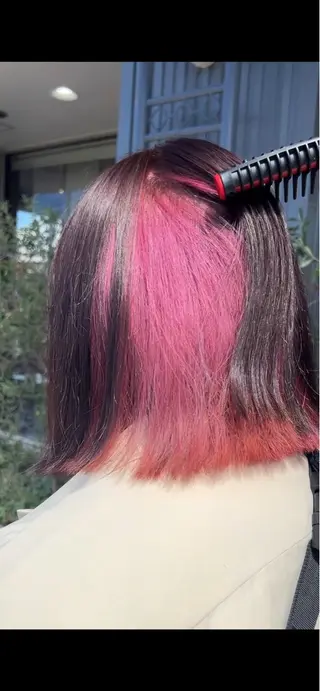 カラー 嵯峨 陽色のヘアスタイル