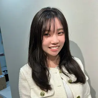 ロング カラー 久木原 ゆりのヘアスタイル