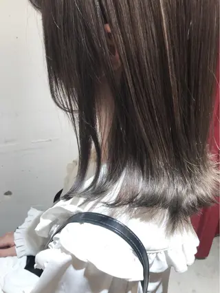 ミディアム カラー ご新規様限定 透明感カラーKANAのヘアスタイル