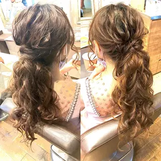 ロング ヘアアレンジ メンズ パーマ カラー 💜髪の救世主💜 MASAのヘアスタイル