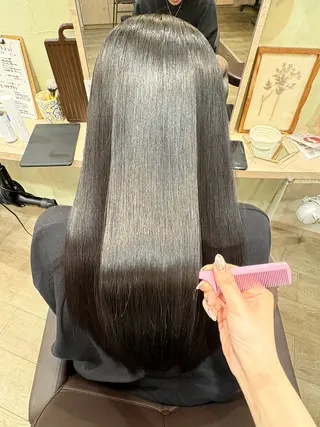ロング 🤍ちなつ /髪質改善ヘアエステのヘアスタイル