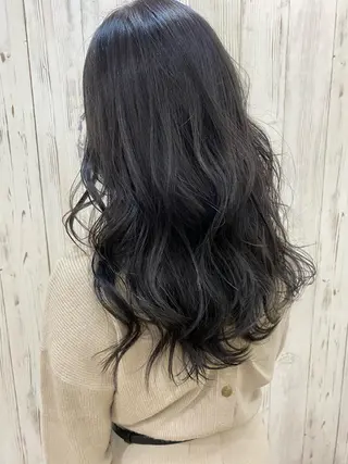 ロング カラー ヘアアレンジ ネイル マツエク・マツパ 夜23時まで予約🉑 reverieあきらのヘアスタイル