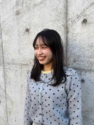 セミロング ann/ 京都美容室のヘアスタイル