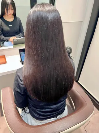 ロング 30･40代支持率◎ 白髪ぼかし/うる艶髪のヘアスタイル