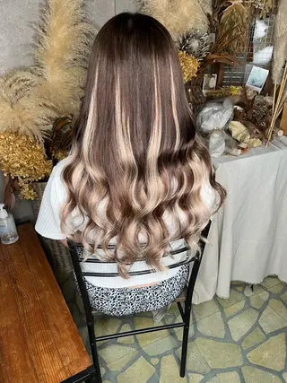 ロング エクステ・髪質改善・ ブリーチ・吉田大介のヘアスタイル