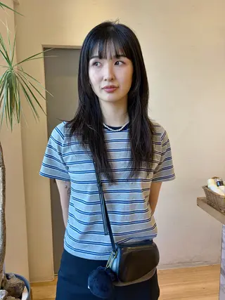 ロング 吉原 由菜のヘアスタイル