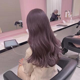 カラー 韓国ガーリー🩶🎀 ブリーチあり/なしのヘアスタイル