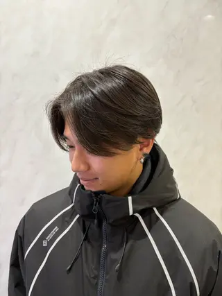 ショート メンズ 本厚木パーマ&ブリー チMEN'Sショートのヘアスタイル