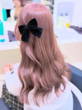 カラー ベージュ・ラベンダー カラー🎀りりのヘアスタイル