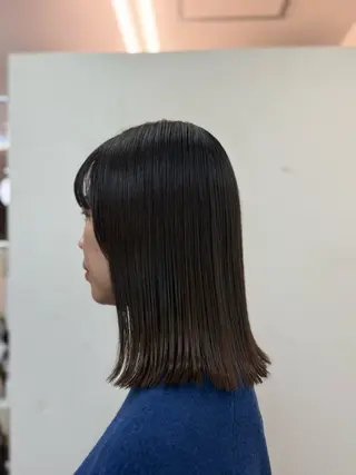 ミディアム 冨田 豊のヘアスタイル