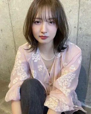 ミディアム カラー 似合わせカット/ 髪質改善🌼MAKIのヘアスタイル