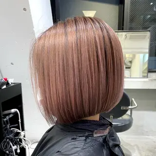 セミロング カラー ヘアアレンジ メンズ 🧸ハイトーン🧸 ゆっきー🧸のヘアスタイル