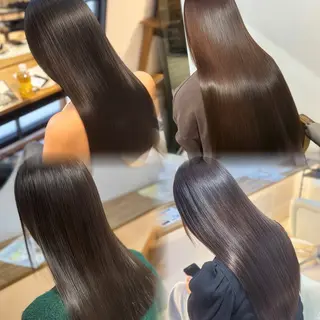 セミロング カラー せいと🌟韓国風| 艶髪ストレート|大宮のヘアスタイル
