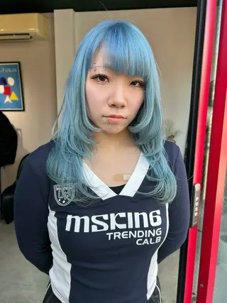 ロング カラー 梅田デザインカラー 🌈🏆ヒノキのヘアスタイル