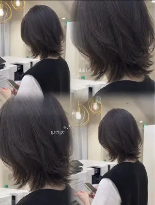 カラー 透明感カラーボブ レイヤー/asukaのヘアスタイル