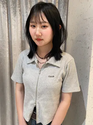 ミディアム カラー mai / linoah˚✧のヘアスタイル