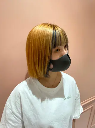 ショート カラー MOE🐈⬛🎀 エクステ/ワンホンのヘアスタイル