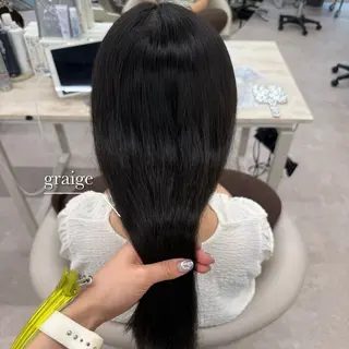 ロング カラー 美髪矯正/ベージュ カラー🧸綾里のヘアスタイル