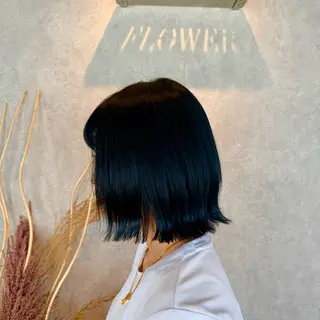 ミディアム カラー ’Flower’ AYAKAのヘアスタイル