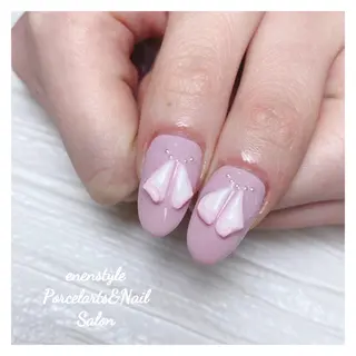 ミディアム ネイル 🐾enen style 🐾のネイルデザイン