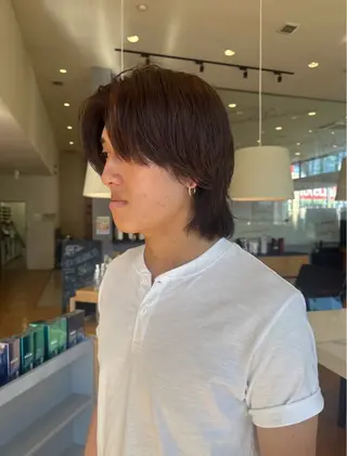 ショート カラー メンズ 中島 紗來のヘアスタイル