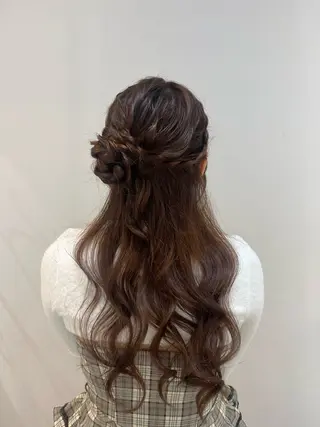 ロング 🎀 縮毛矯正ヘア セット/ハルナ🎀のヘアスタイル