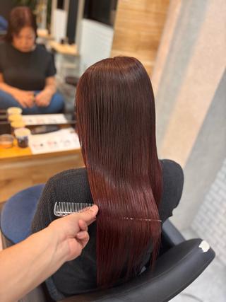 セミロング 小川 海のヘアスタイル