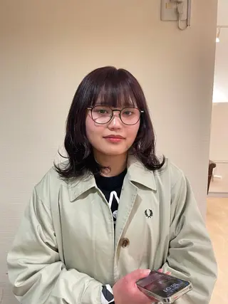 カラー 金森 実海のヘアスタイル