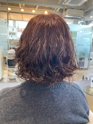パーマ MINENO🌼 似合わせ⭐️カットのヘアスタイル