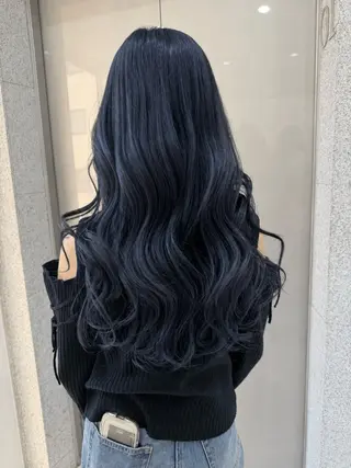 ロング カラー 寒色/韓国カラー Ukyouのヘアスタイル