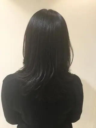 ミディアム 桝野 尚也のヘアスタイル