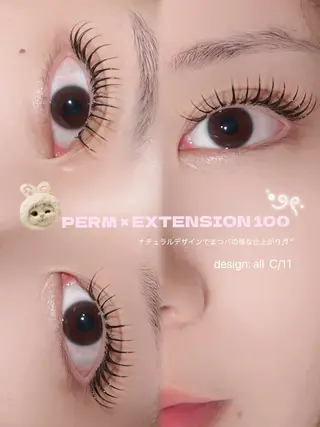 マツエク・マツパ ViSEO Coconeのマツエク・マツパデザイン