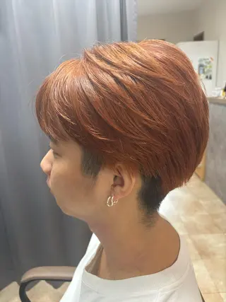ショート カラー メンズ 竹内滉太 当日予約⭕️のヘアスタイル