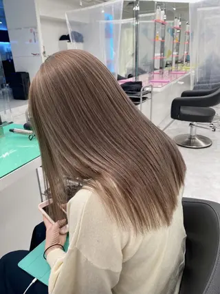 カラー 赤み消し🏹上品甘め トレンドカラー/横浜のヘアスタイル