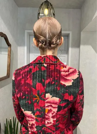 ミディアム ヘアアレンジ ヘアセット🎀パーマ Tsubasaのヘアスタイル