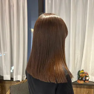 ミディアム カラー ナチュラルレイヤー ｜艶髪｜AYAKOのヘアスタイル