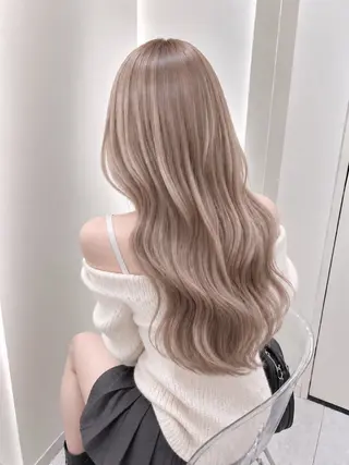 ロング カラー ヘアアレンジ 🧸ミルクティー特化 🧸MASAKIのヘアスタイル