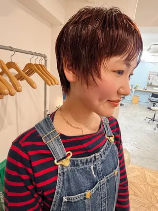 ショート 暖色/パーマ 🌼クニトウメイのヘアスタイル