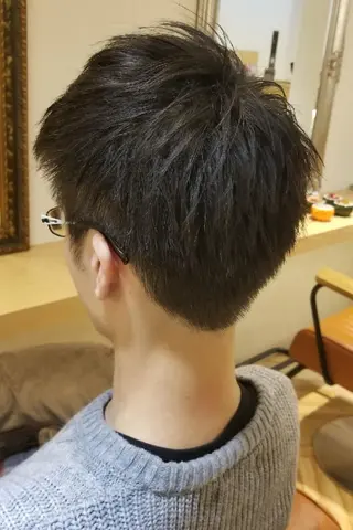 メンズ ばんの かすみのヘアスタイル